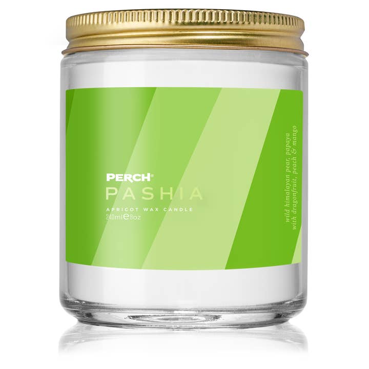 Candela di cera all'albicocca Pashia per la vendita all'ingrosso da parte di Perch® CandleHouse