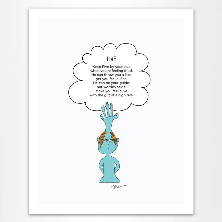 The MoMeMans - Wholesale Art Print - Five Print2