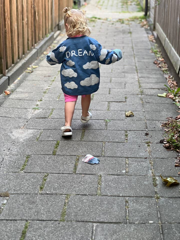 ToutVintage - Wholesale Jacket - Kids - Cotton embroidery jacket cloud KIDS9