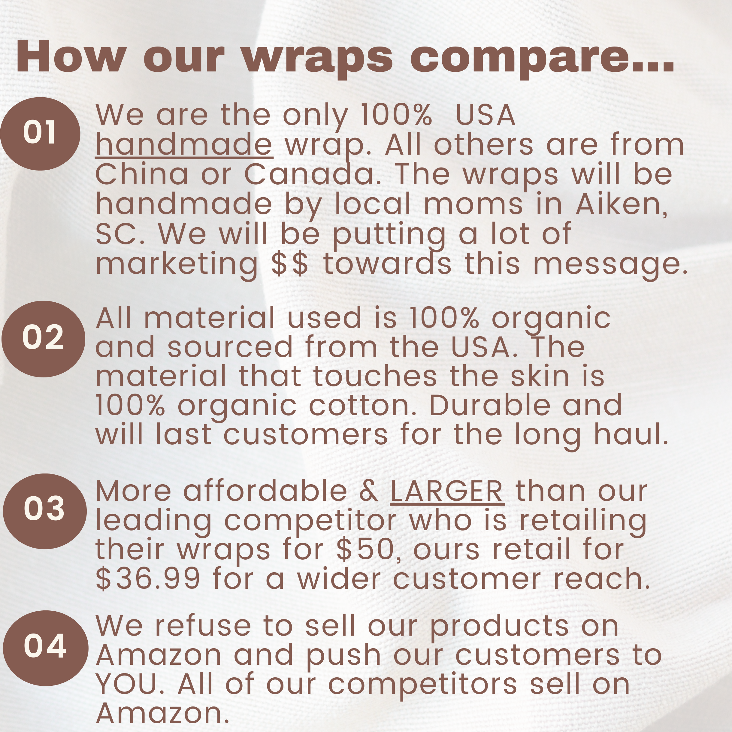 Roots And Leaves – wholesale Varm/kall kompress – Ricinolja Wrap 100% ekologisk USA handgjord1