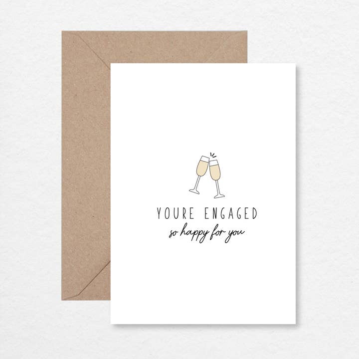 Você está envolvido tão feliz por você A6 Cartão de felicitações por atacado de EK DESIGN