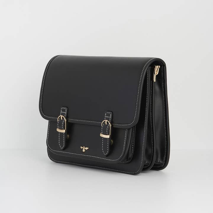 Fable England - Wholesale Satchel - Women's - FABLE Magical Mushrooms Black Satchel