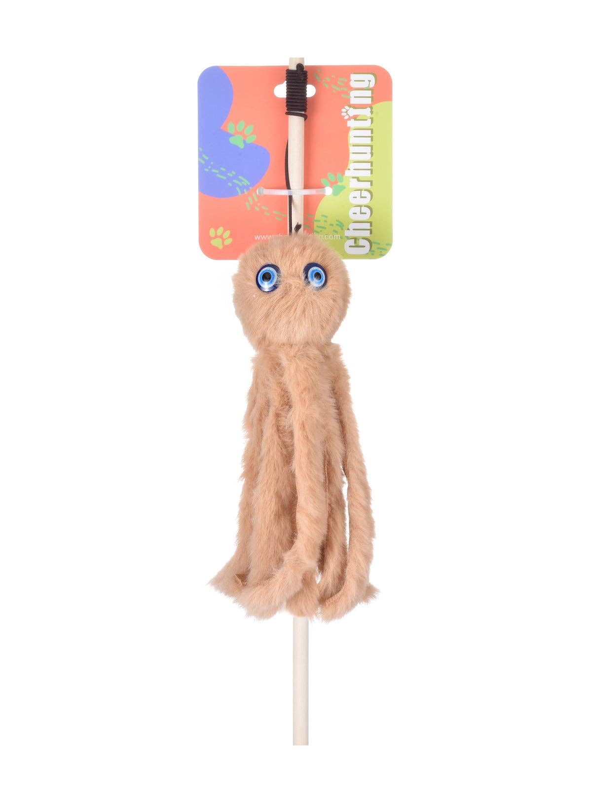 Cheerhunting - Wholesale Pet Toy - Cat - Moo - Octopus Cat Teaser Wand1