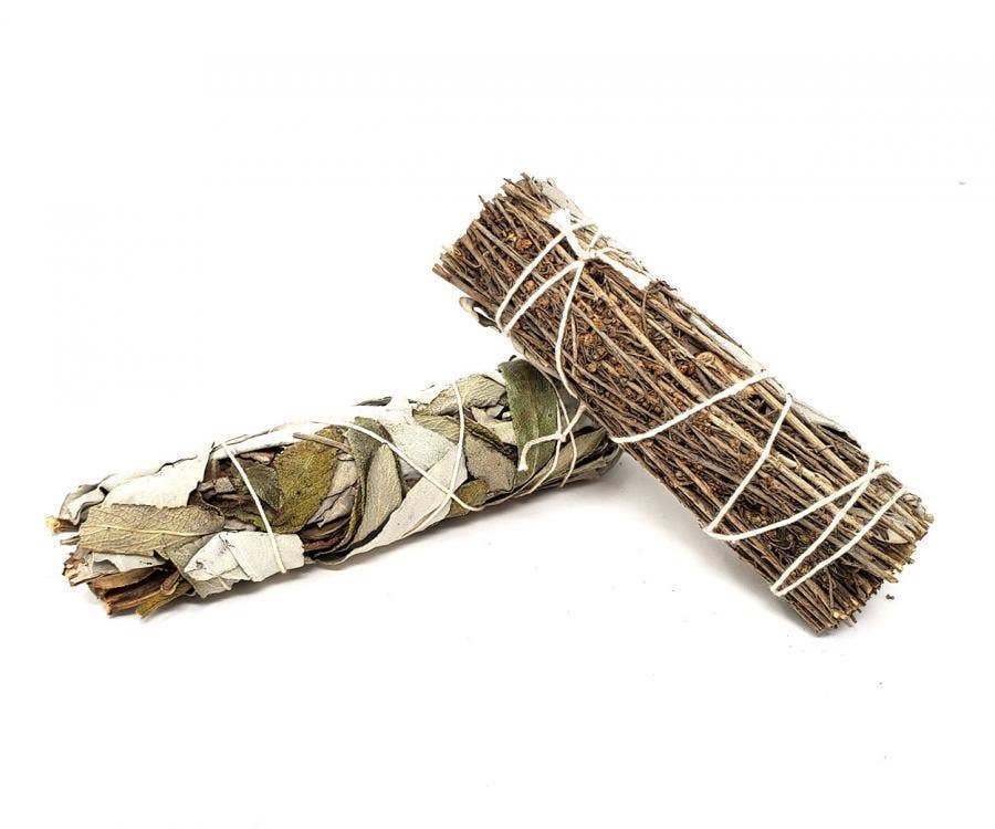 GREENROOTS USA LLC - Wholesale Sage Bundle - Mini White Sage & Lavender Mix 3-4"0