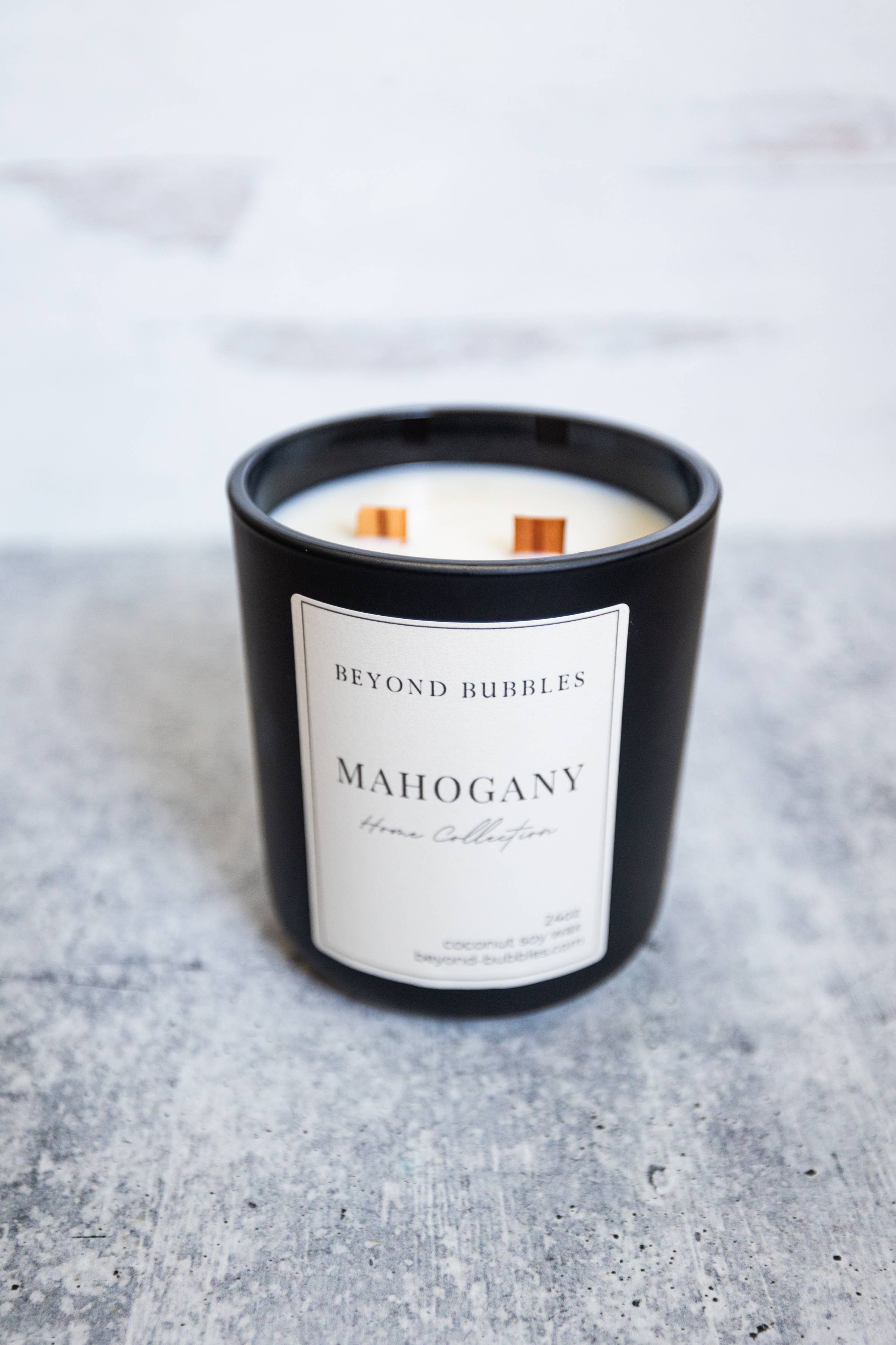 Beyond Bubbles - Wholesale Jar/Filled Candle - Mahogany Candle