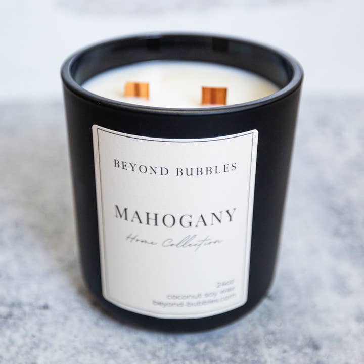 Beyond Bubbles - Wholesale Jar/Filled Candle - Mahogany Candle0