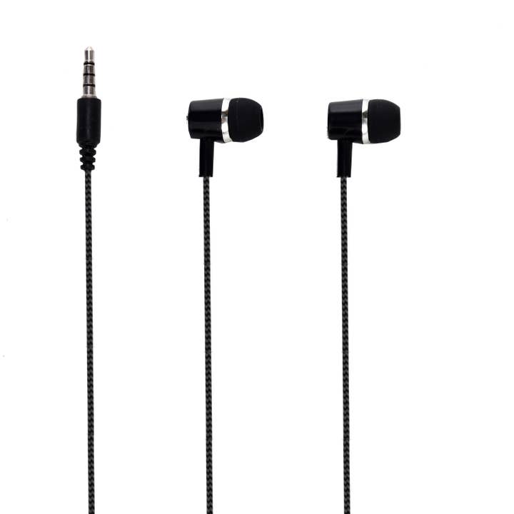 Display of 18 Stereo Earphones with Microphone for wholesale by Tekmee