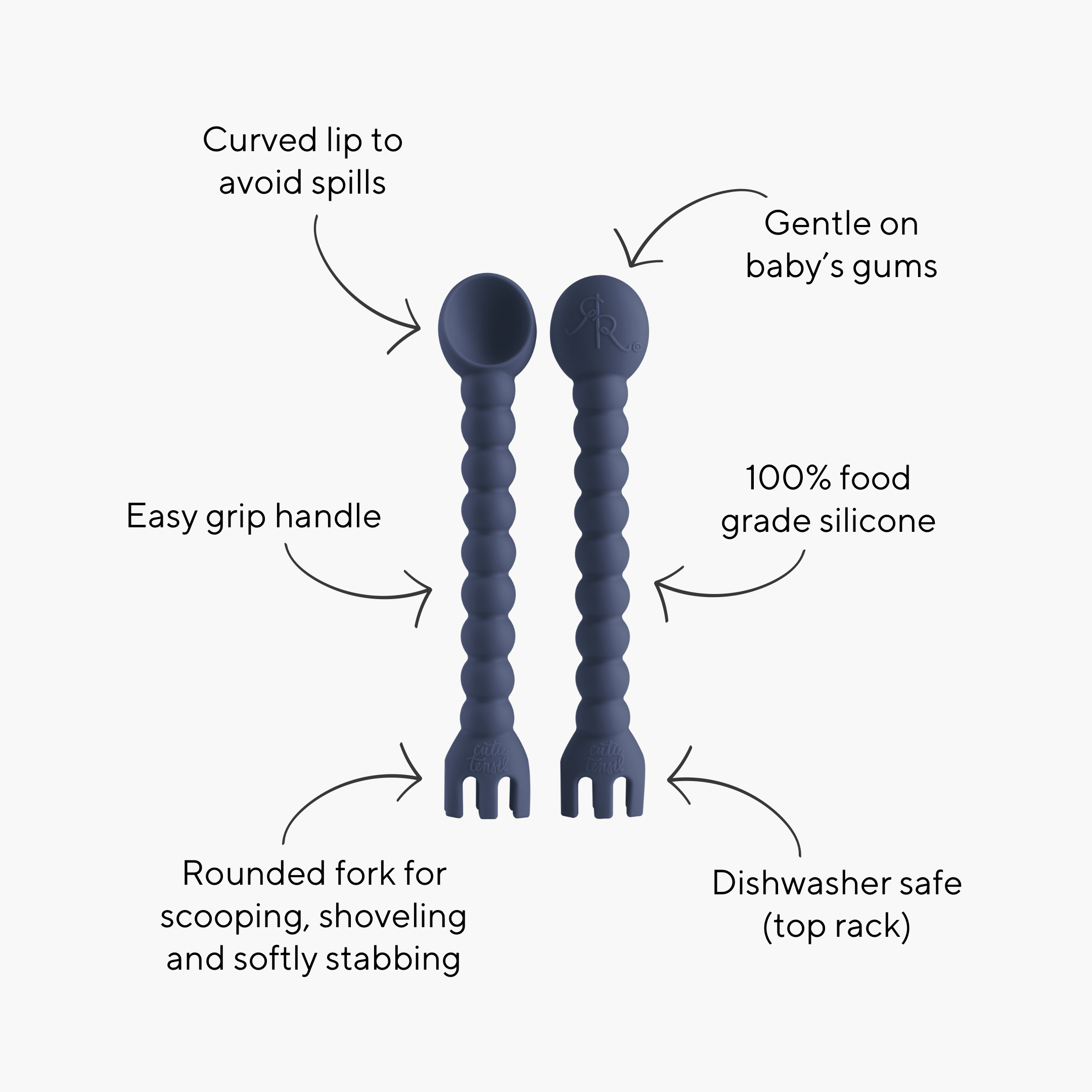 Ryan & Rose - Vendita all'ingrosso Set di posate - Bambini e neonati - Utensili Cutie54