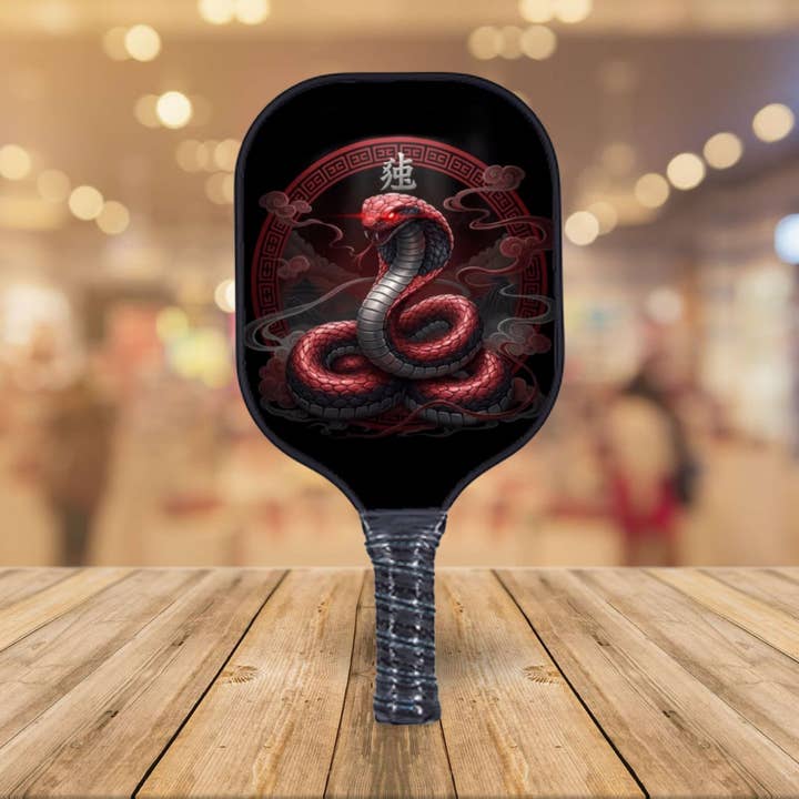 Snake - Chinese Zodiac - Pickleball Paddle for wholesale by The Mad Pickler
