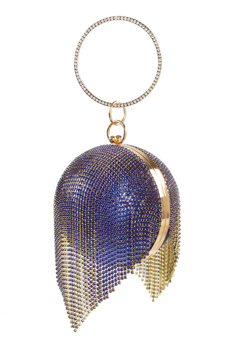 Shop Neighbors – wholesale Kuvertväska - Dam – Full strass frans boll form koppling8