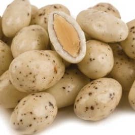 Nut Snack Pack 1/3# Coffee & Creme Roasted Almonds w/ Flair for wholesale by O'Shea's Candies Sweet Shop