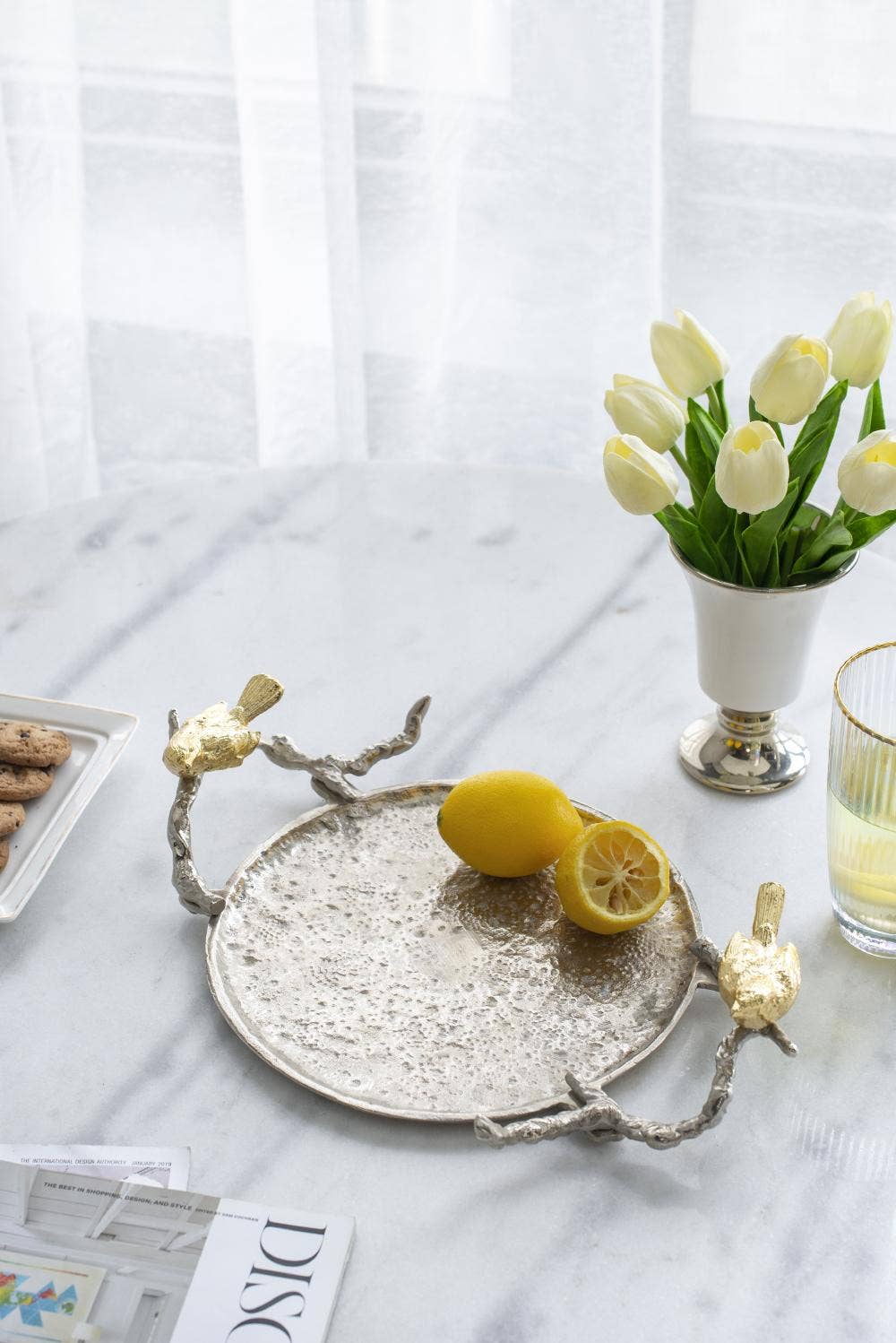 A&B Home Group Inc. - Wholesale Decorative Tray - S/2 21x17x4.5" Alvada Decorative Trays - Large3