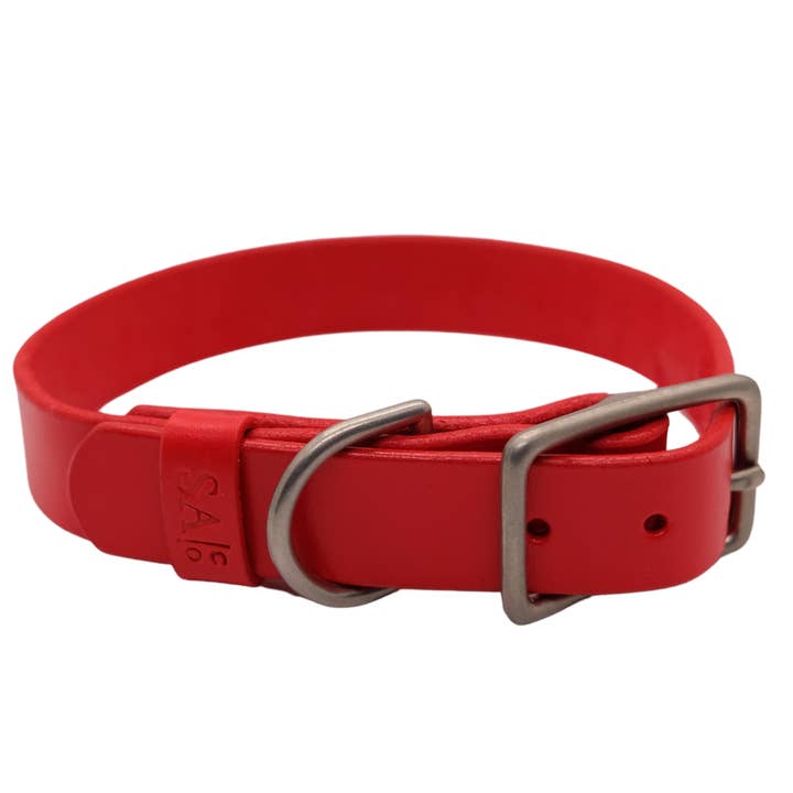 Collier en cuir Cayenne pour chien/chat pour la vente par Seek Adventure Co