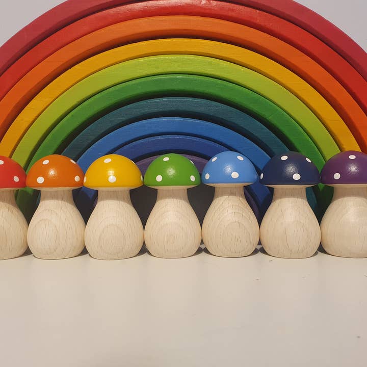 Rainbow Paddpallar för wholesale av LittlePegHouse