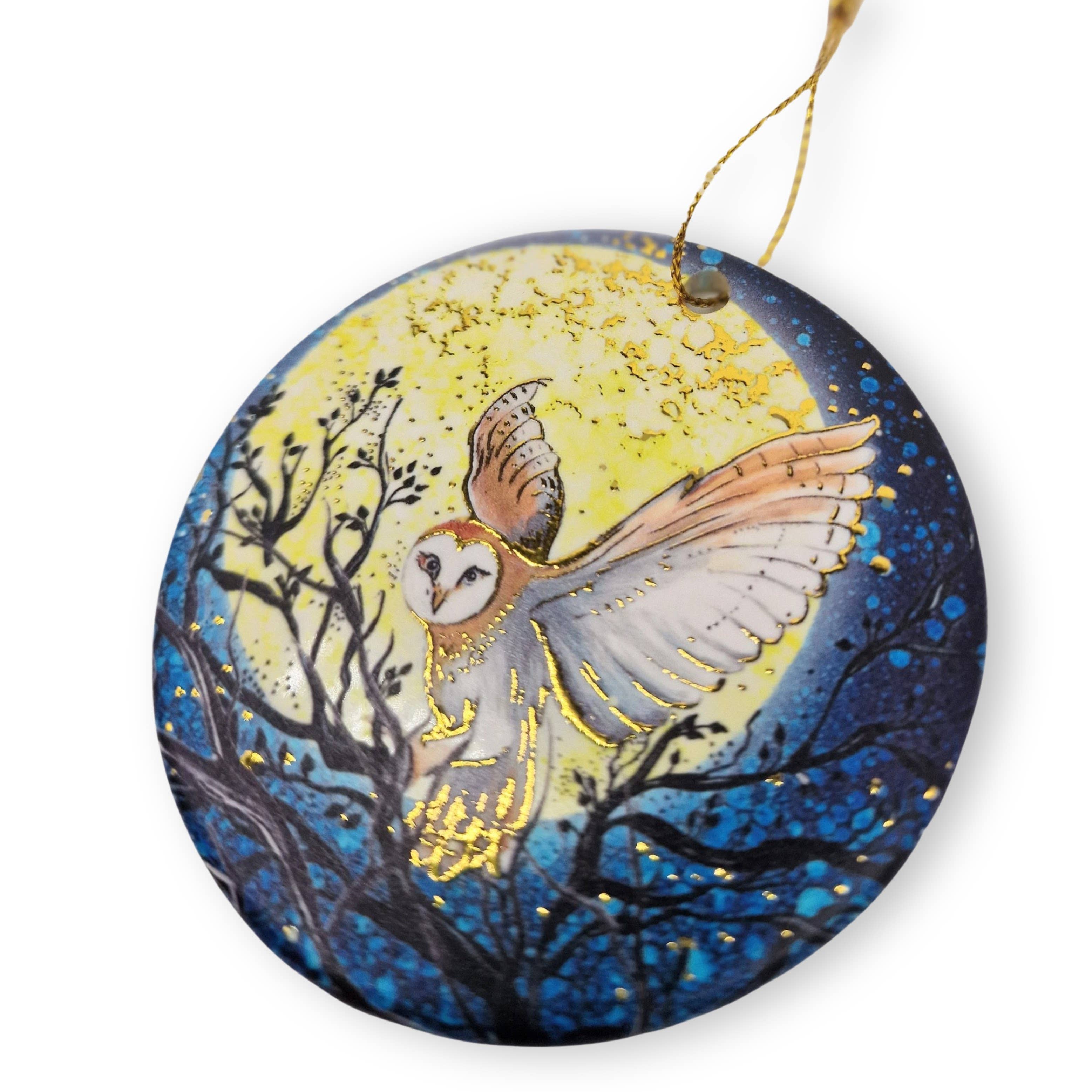 By Jo Crafts - Vente Objets de décoration - Décoration suspendue arbre hibou & cerf7