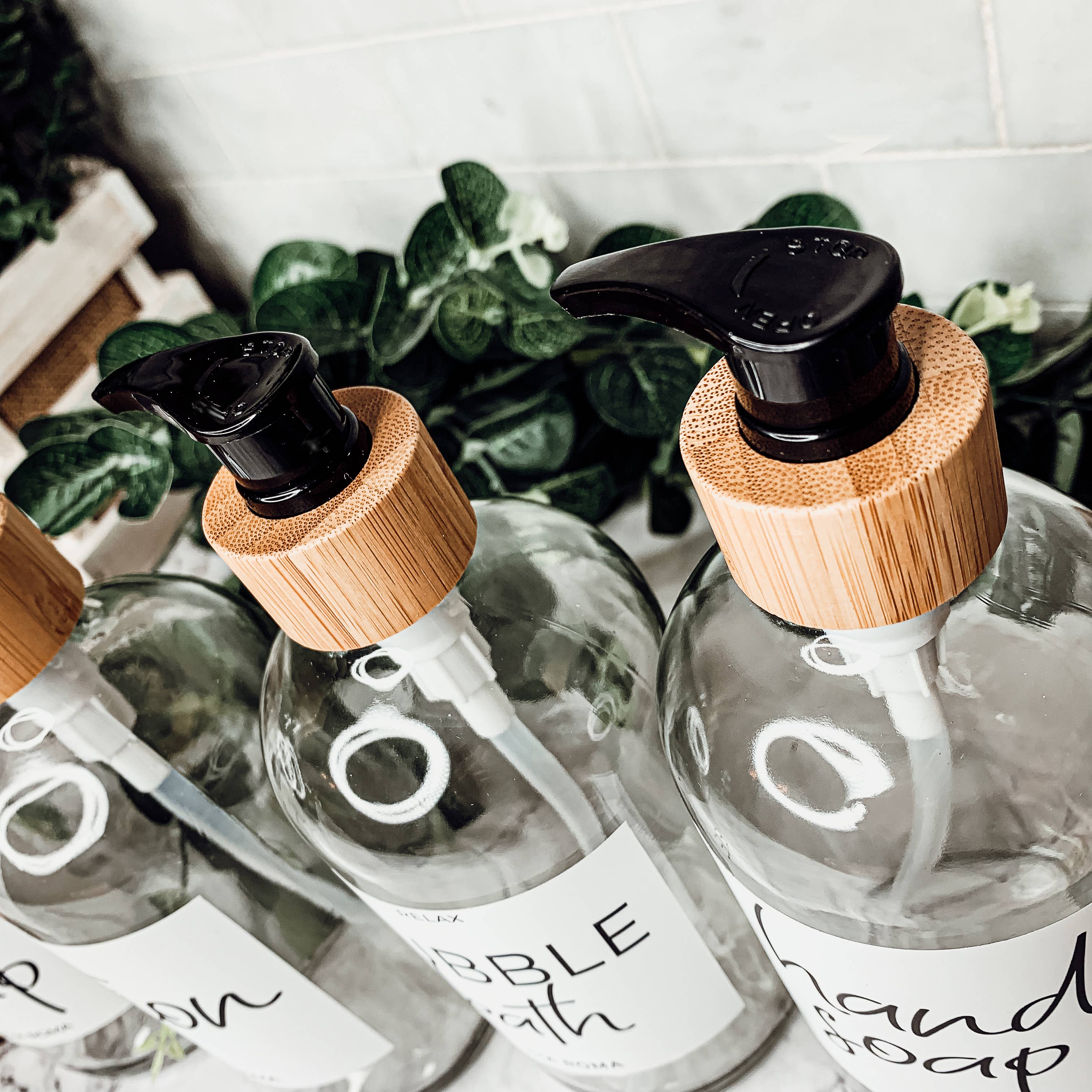 Gia Roma - Wholesale Zeepdispenser/zeeppompje - Glazen zeepdispensers met pompen, herbruikbaar, vele stijlen13