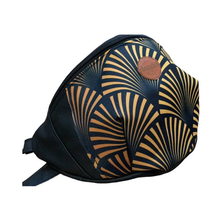 en sort CLASS'BANANA taske & fans for engroshandel hos Handmade by Anadel