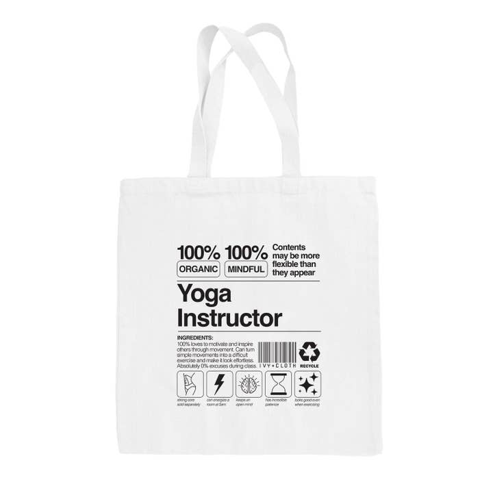 Ivy + Cloth - Wholesale Tote Bag - Women's - Yoga Instructor Tote Bag1