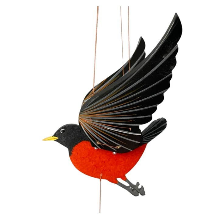 Tulia's Artisan Gallery - Wholesale Mobile - Robin Bird Flying Mobile