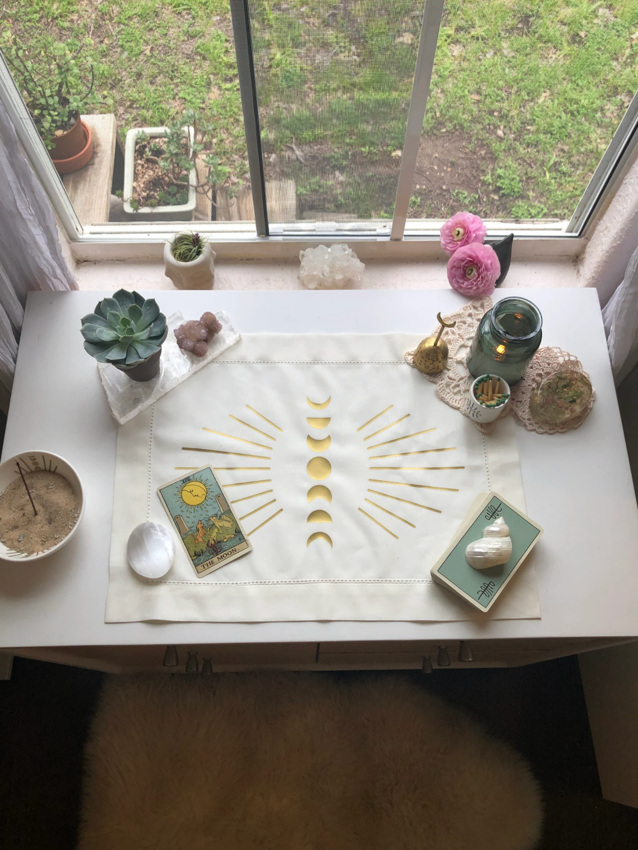 Wishcraft Goods – wholesale Tapestry/textile – Mystic Moon Burst Altar Cloth7