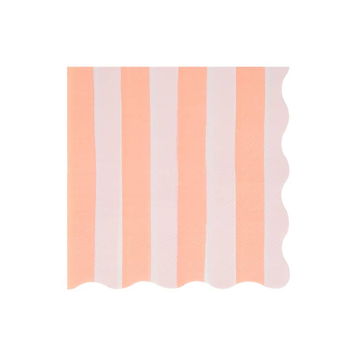 Meri Meri – wholesale Disposable napkin – Pastel Stripe Large Napkins5