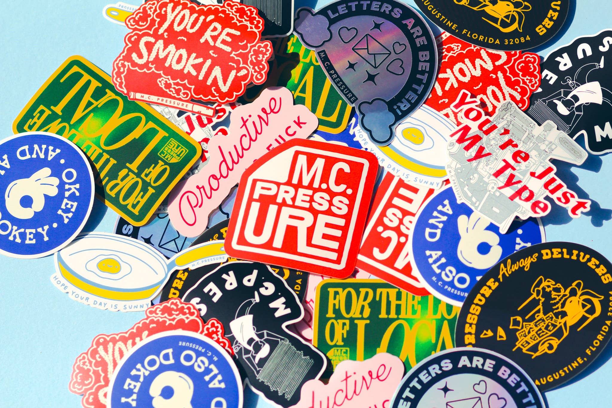 M.C. Pressure - Wholesale Sticker - M.C. Pressure Always Delivers Sticker4