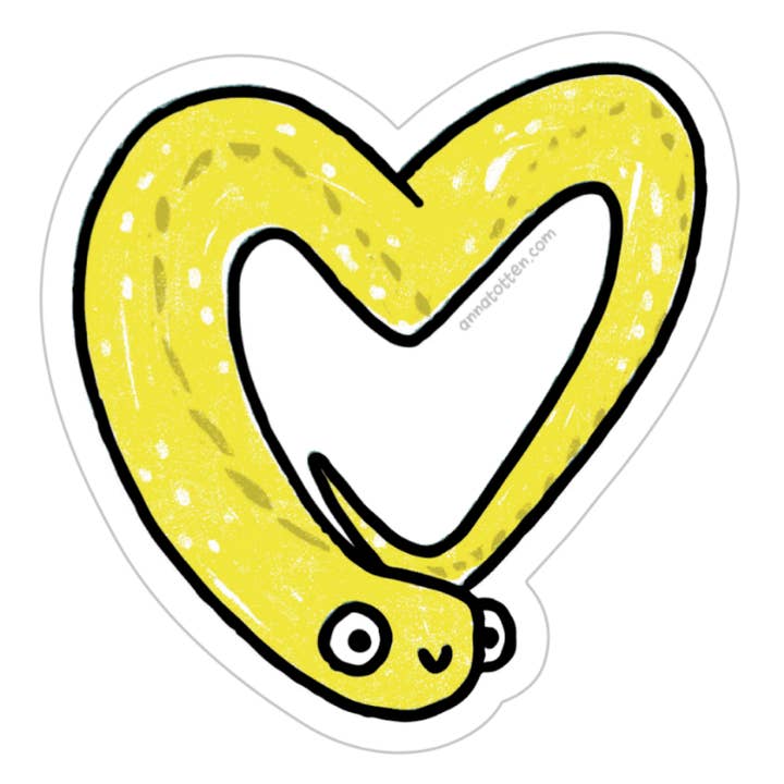 Sticker serpent pour la vente par Anna Totten