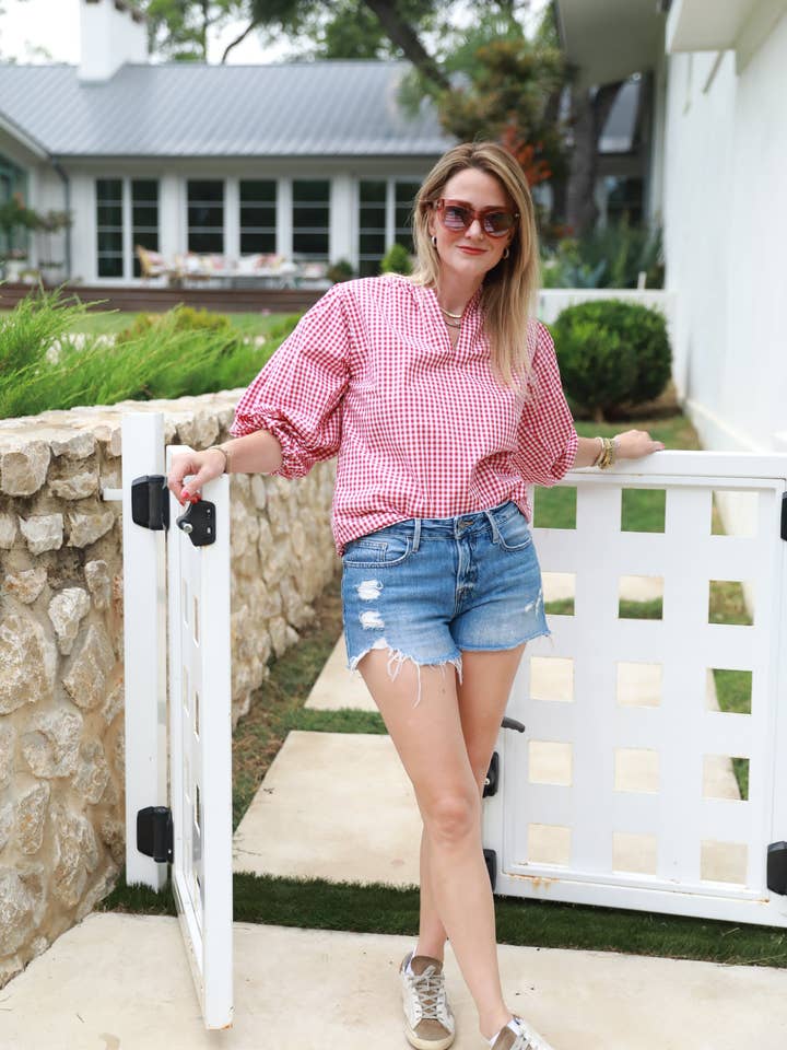 Black Label Claudia Top - Rode Collectie voor wholesale door Brooke Wright Designs