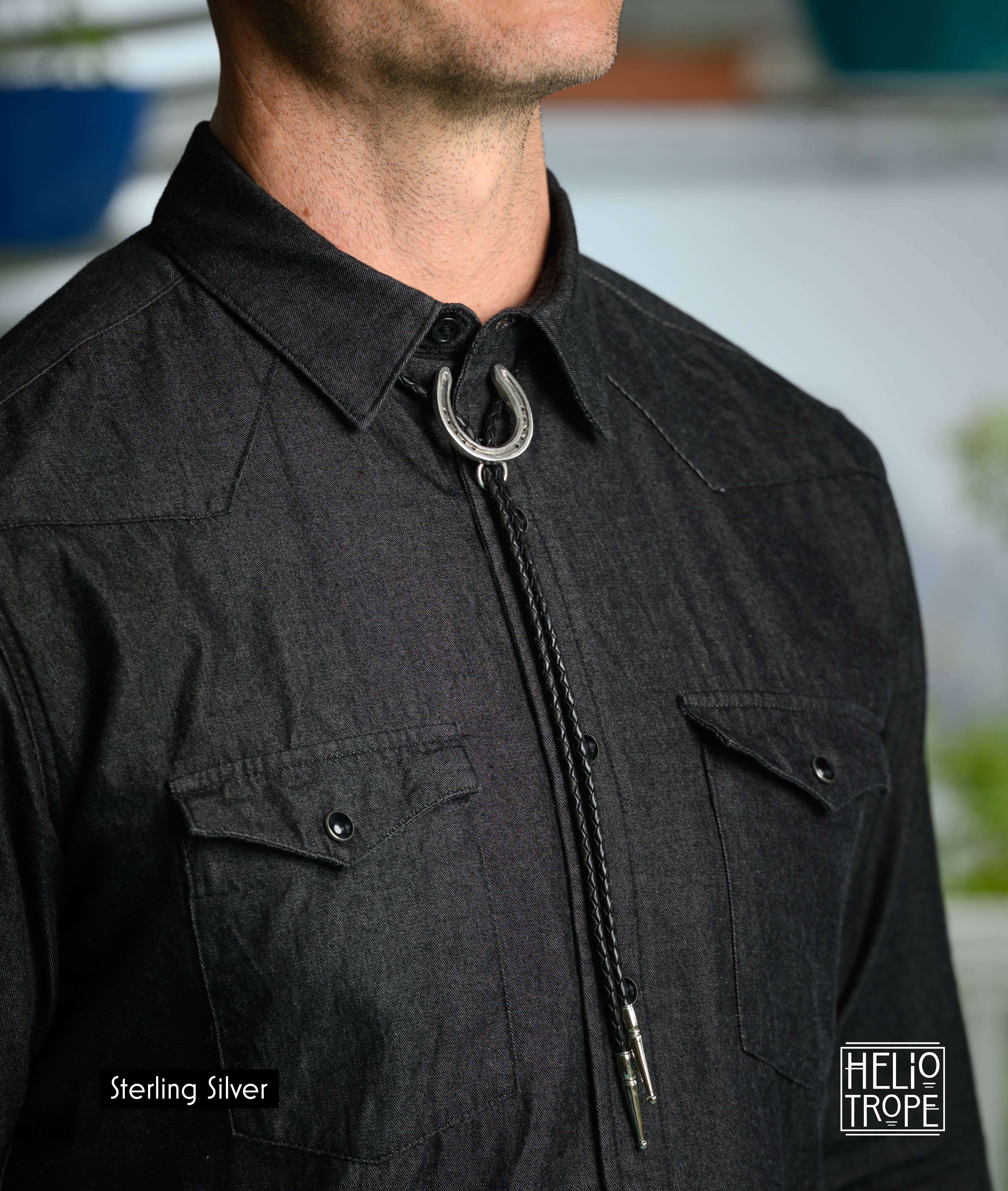 HELIOTROPE - Wholesale Pendant/Charm Necklace - Horseshoe Bolo Tie3