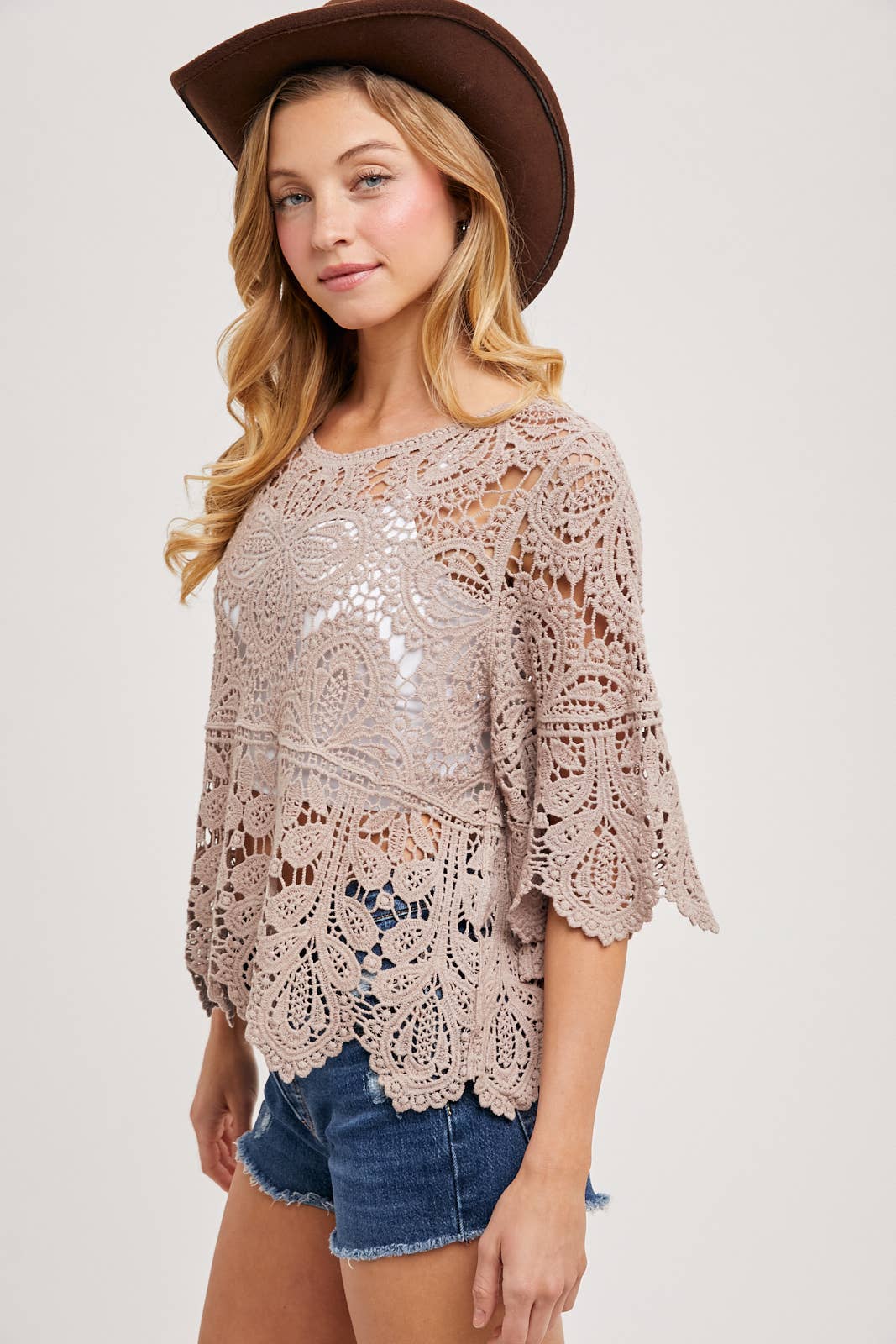 Bluivy - Wholesale Knit Top - Women's - CROCHET LACE TOP34