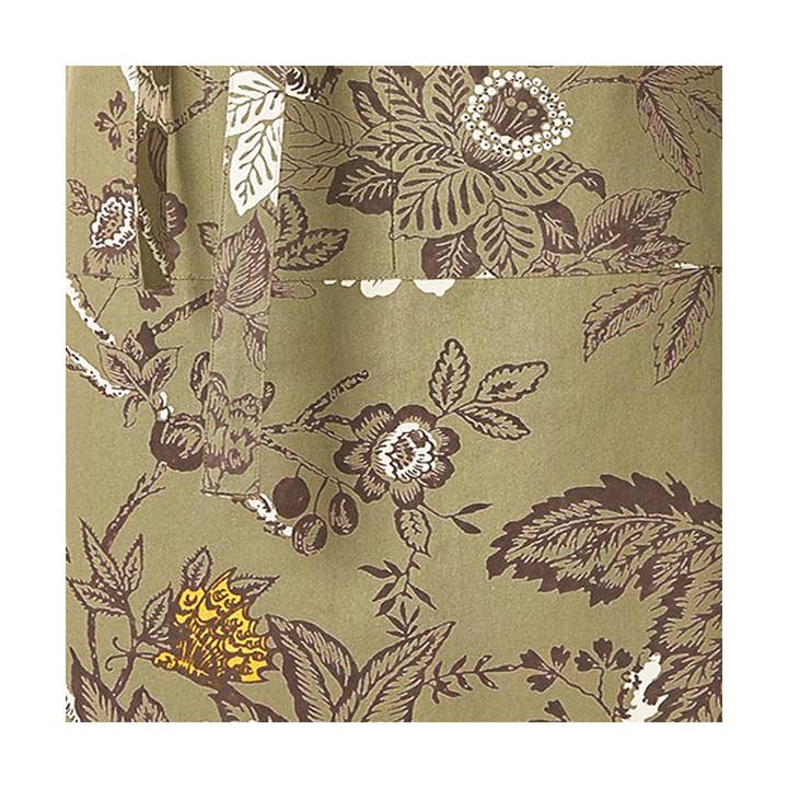 tag - Wholesale Apron - Autumn Toile Apron Traditional Cotton - Green