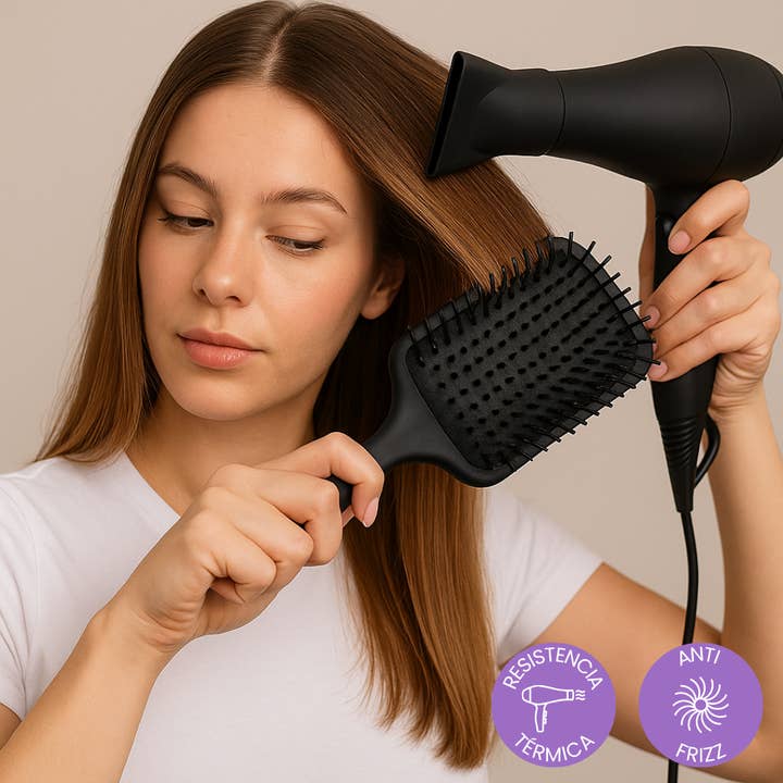 sesioMWorld - M·O·I Professional - Wholesale Hair Brush/Comb - CARBON HEAT PRO Brush, detangles, Anti-frizz1
