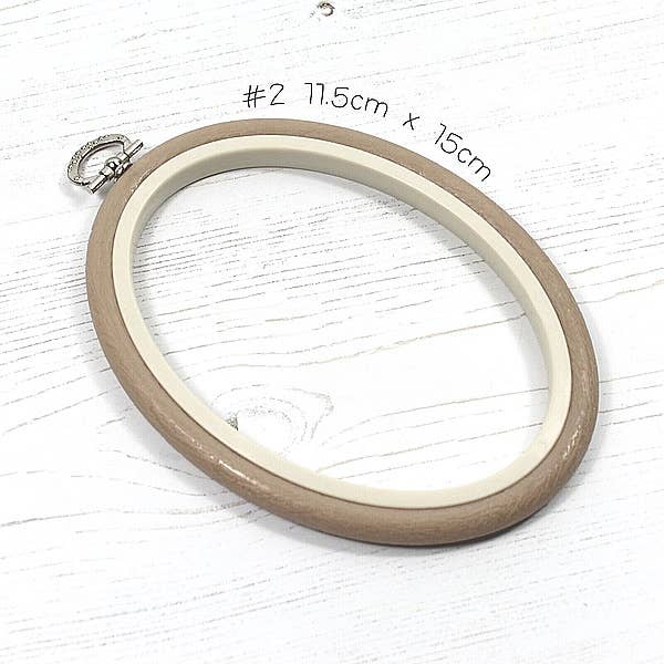 Nurge - Venta al por mayor Material para manualidades - Aros ovalados Nurge Flexi 11,5 x 15 cm (4,5 x 6 pulg.)7