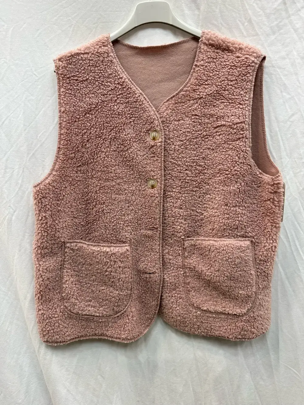 Mimi & Gogo - Vente Veste sans manches – femme - Gilet moumoute sans manches @6108_GiMoumoute3