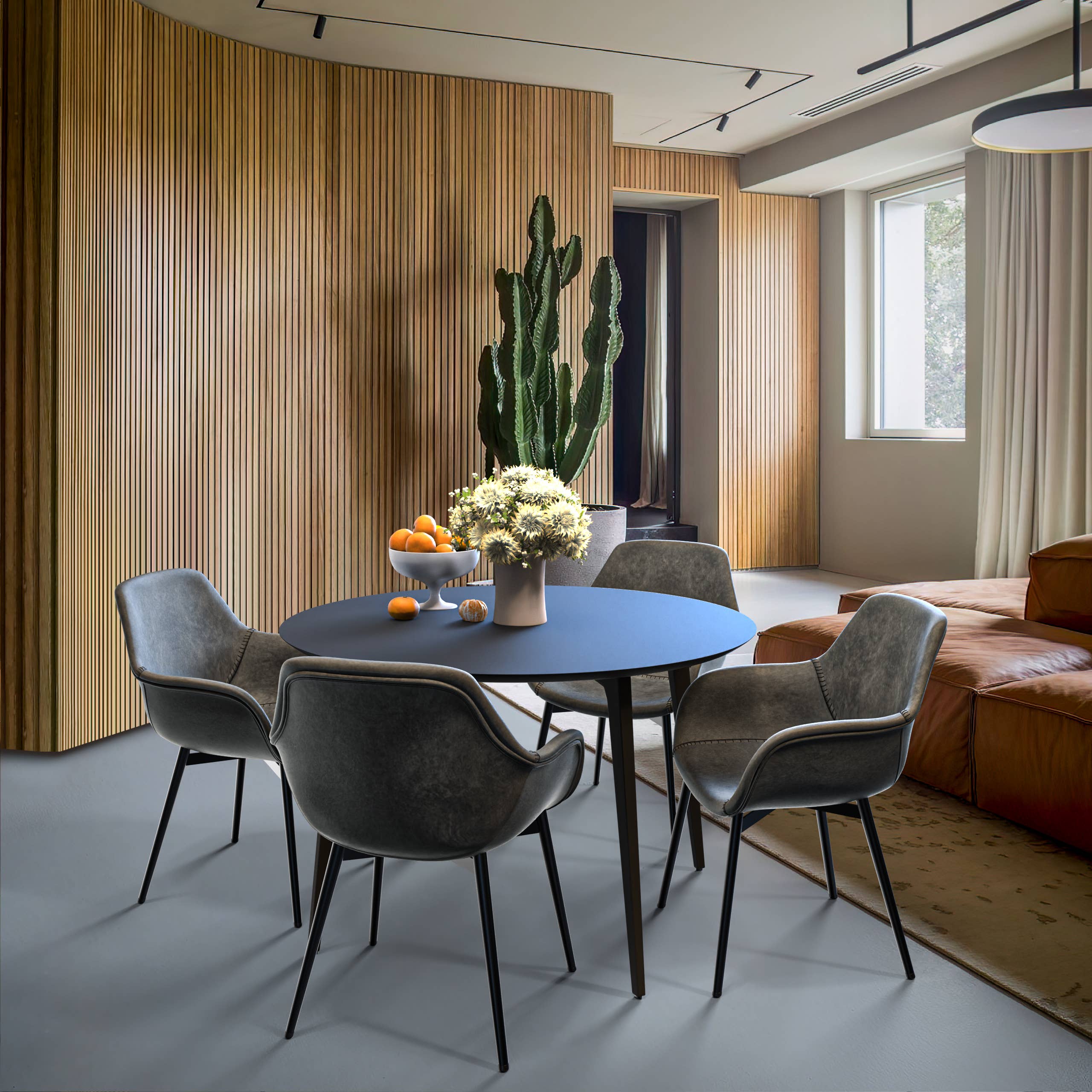 LeisureMod - Wholesale Chair - Markley Modern Ergonomic Leather Upholstered Dining Chair17