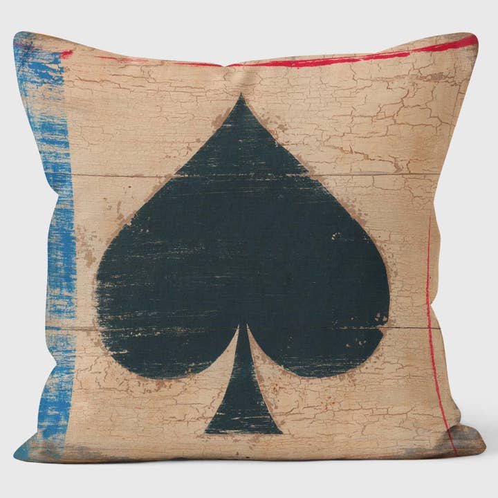 Carte da gioco Spades — Martin Wiscombe Cushion per la vendita all'ingrosso da parte di ART CUSHIONS