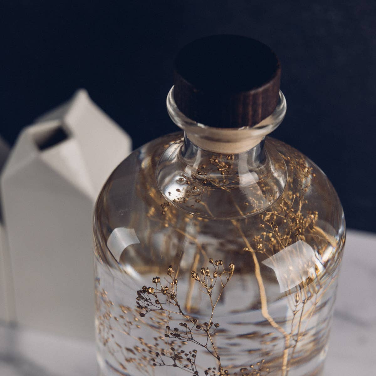 Theophile Berthon – Großhandel Pflanzen – Das Herbarium Schleierkraut Gold - XL-Glas - eingetauchte Pflanze16