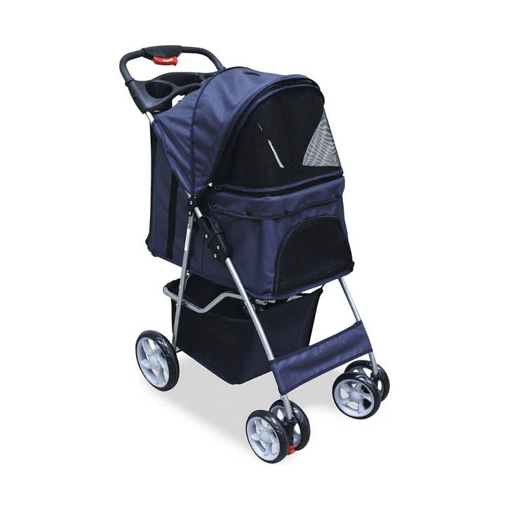 Croci - Wholesale Reismanden en benches voor huisdieren - Hond - Hondenwagen met opbergruimte en regenhoes1