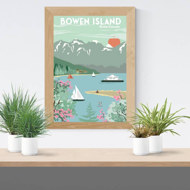 BOWEN ISLAND POSTER for wholesale by TripPoster