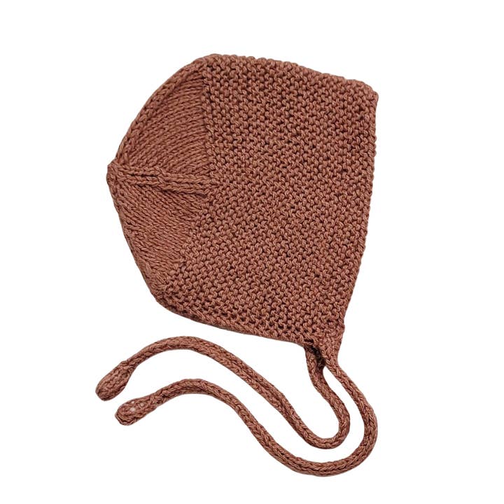 BASTIEN 'Alpaca' Bonnet - Terracotta for wholesale by Millesime Baby