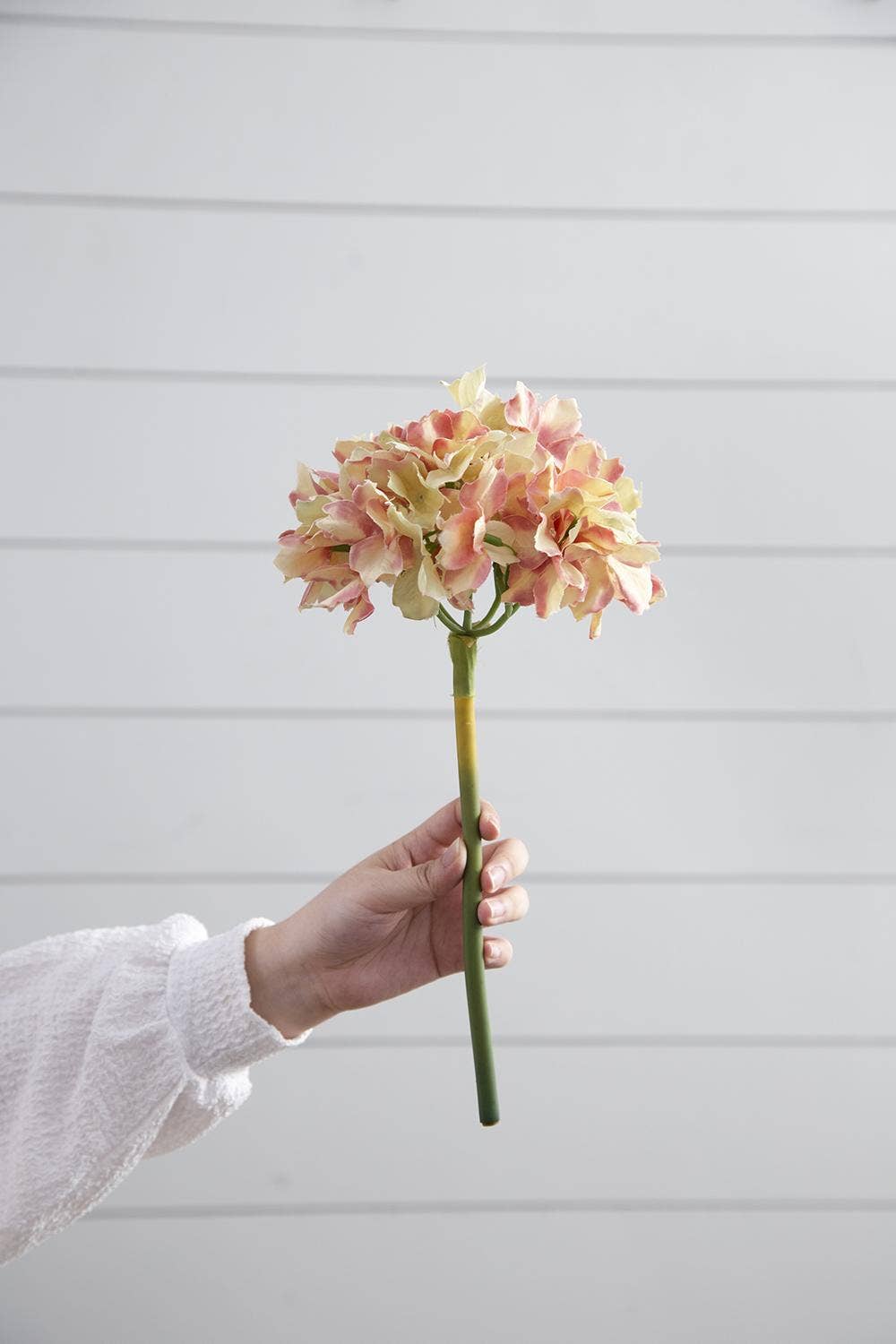 A&B Home Group Inc. - Wholesale Artificial Flowers - Almost Real 14" Hydrangea - Blush2