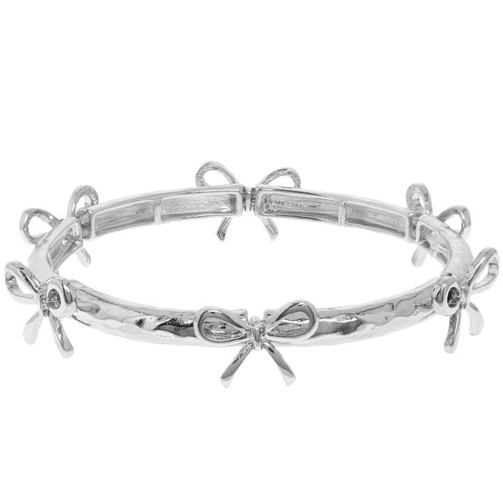SP Sophia Collection - Vente Bracelet jonc - Bracelet à charnière Fashion Bow Knot Station 2