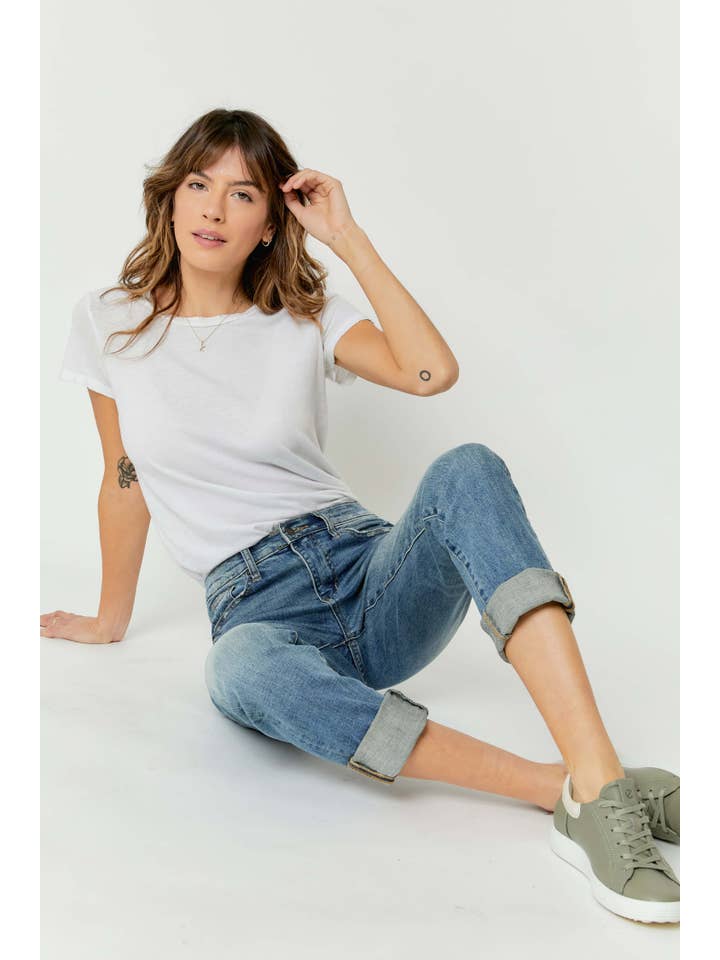 Oliver Logan - Wholesale Jeans - Women's - Crosby High Rise Jean, 4 Year Vintage