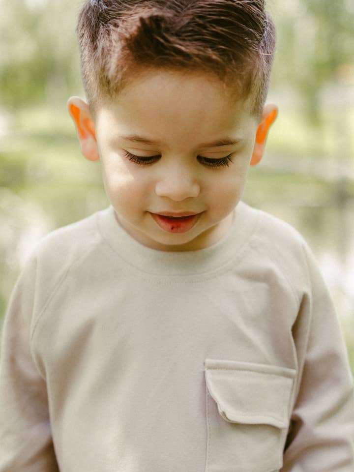 Raglan Playwear Set in Pale Grey for wholesale on Faire4