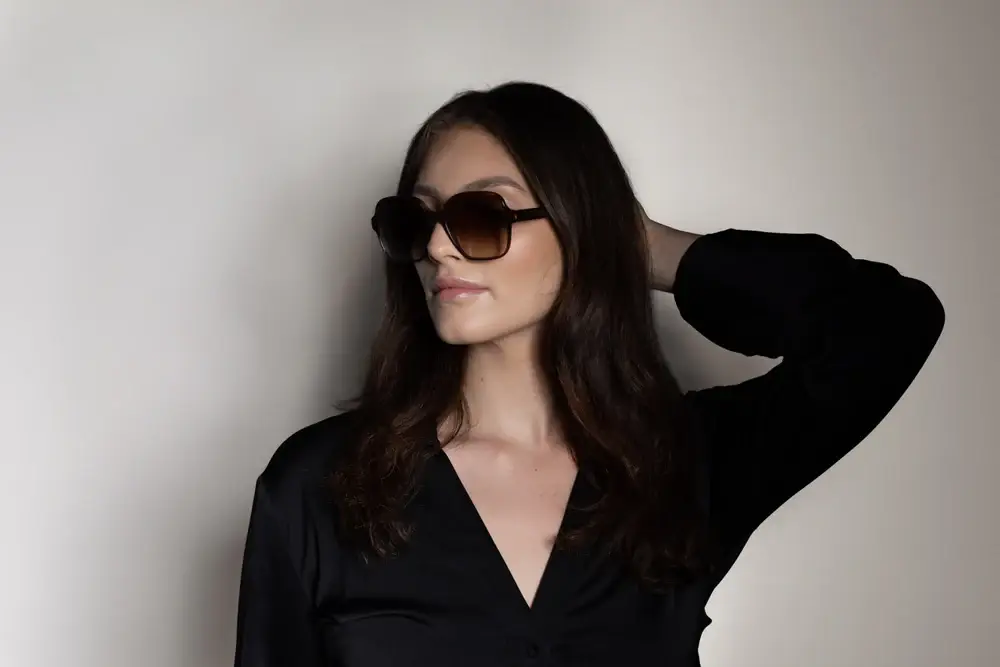 Cardsome - Wholesale Sunglasses - Women's - PATRIZIA, horn/smoke Sunglasses2