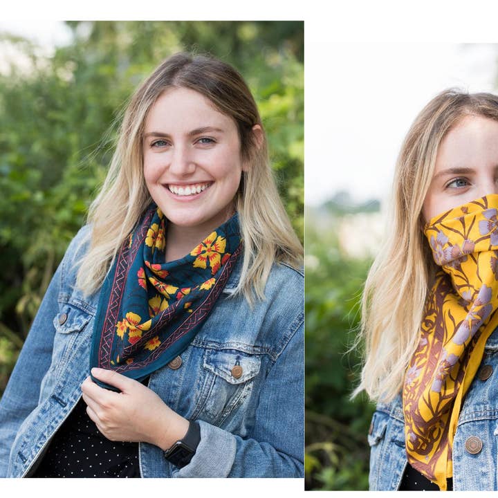 SAACHI - Wholesale Bandana - Women's - Floral Bandana Versatile 33