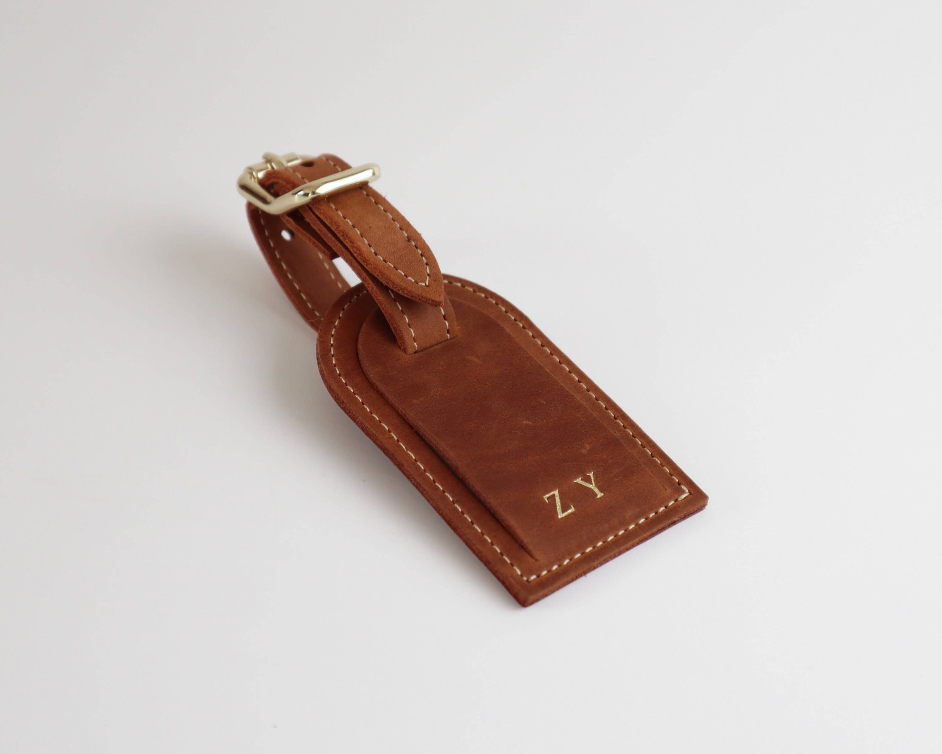 Pol Leather Studio - Wholesale Luggage Tag - Leather Luggage Tag, Personalized Tag,  Gift For Traveler5