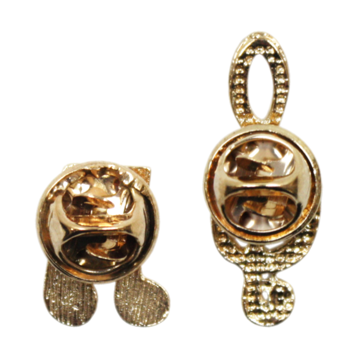 Square Deal Recordings & Supplies - Wholesale Lapel Pin/Button - Enamel Pin - Treble Clef & Beamed Eighth Note - 2 Piece Set1