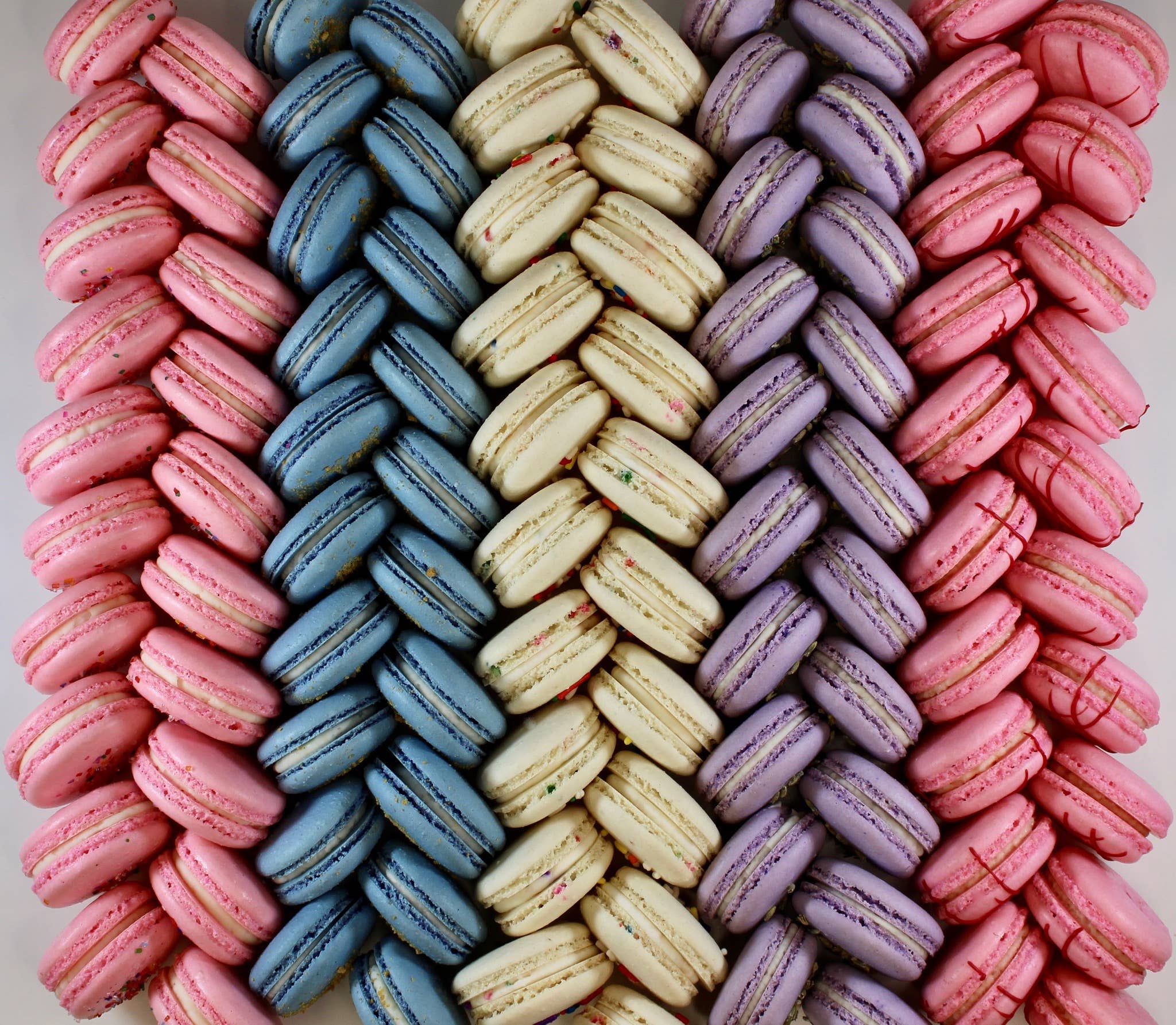 Savor Patisserie - Wholesale Cookie - The Unicorn Collection - (100) Bulk French Macarons1