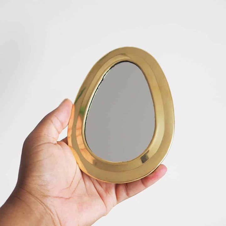 My artisans - Wholesale Wall Mirror - Brass Teardrop Mirror | Handmade Moroccan Wall Mirror |Decor